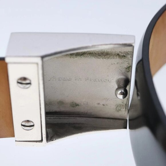 LOUIS VUITTON Ceinture Care Belt Leather Black LV Auth ti2451 - Picture 16 of 16